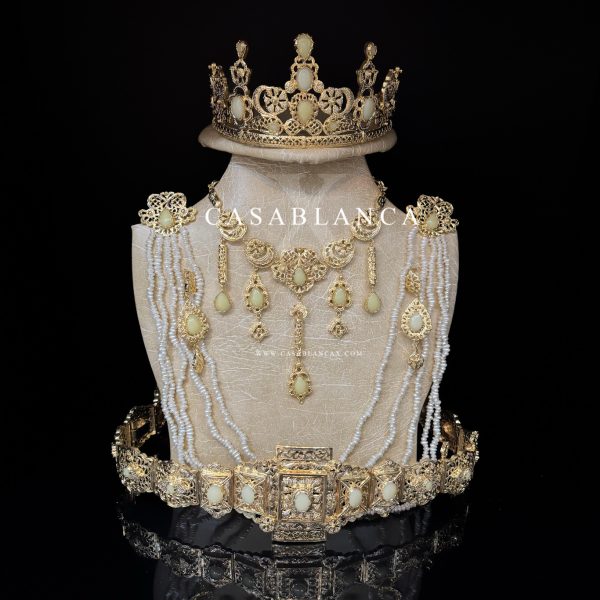 Set di gioielli da sposa marocchini in oro - Miel