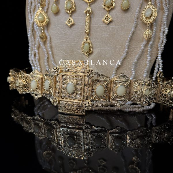 Set di gioielli da sposa marocchini in oro - Miel - Immagine 2