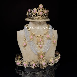 Marokkaanse Bruidssieraden Set Goud Roze - Sylia - Image 5