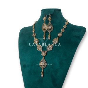 Gouden Taqlidi Marokkaanse Sieraden Set - Lirine - Image 3