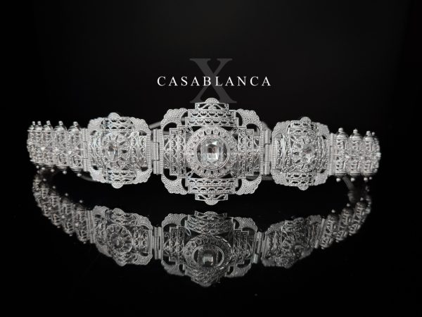 Cintura Mdamma in argento con corda - Awya