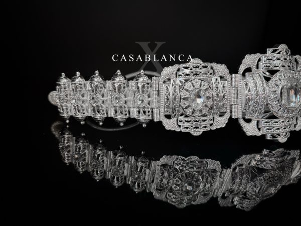 Cintura Mdamma in argento con corda - Awya - immagine 5