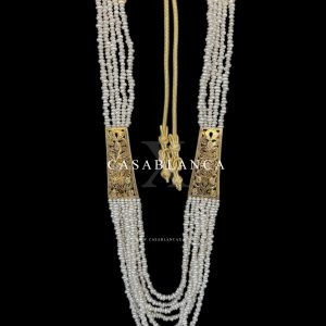 Lange Parelketting Goud - Yali - Afbeelding 3