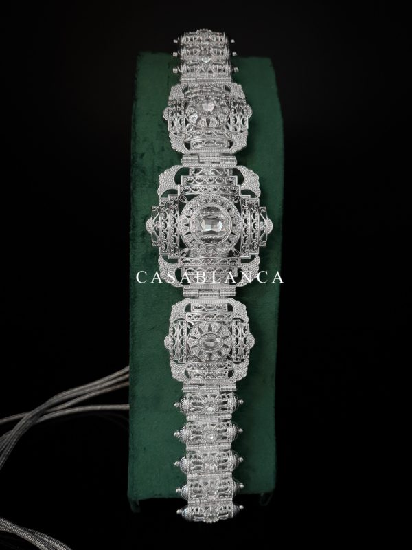 Cintura Mdamma in argento con corda - Awya - immagine 2