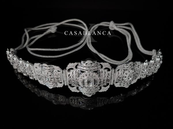 Cintura Mdamma in argento con corda - Awya - immagine 6