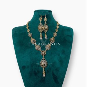 Gouden Taqlidi Marokkaanse Sieraden Set - Lirine