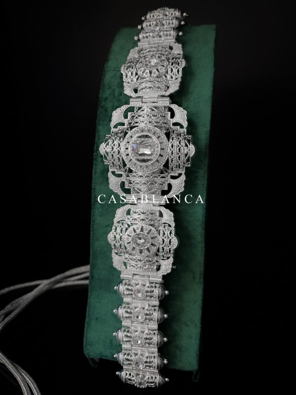 Cintura Mdamma in argento con corda - Awya - immagine 4