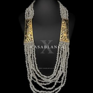 Lange Parelketting Goud - Yali