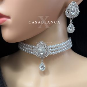 Zilveren Choker Set - Qalira