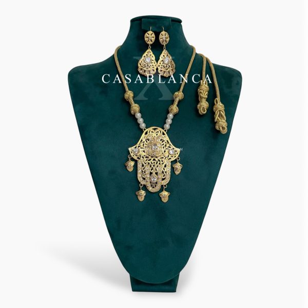 Gold Chain Set Khmissa - Larisah - Image 2
