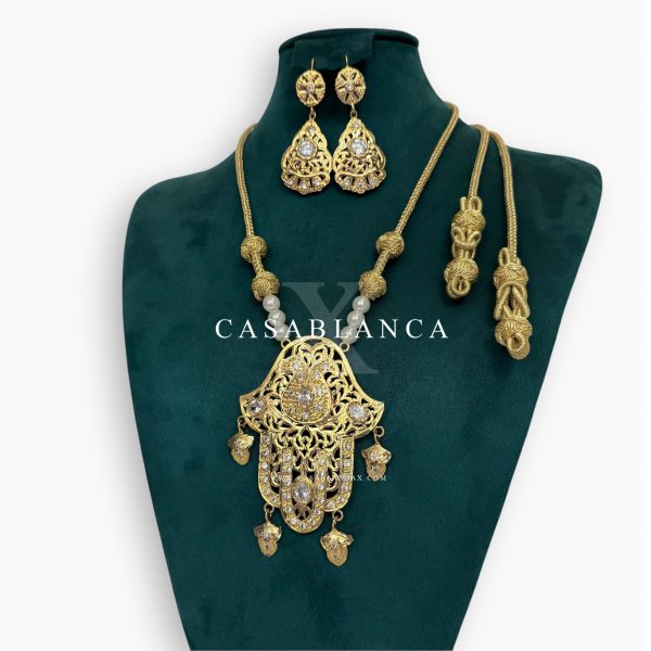 Gold Chain Set Khmissa - Larisah - Image 3