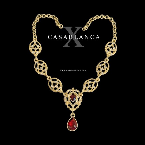 Kopfschmuck Gold Rot – Aurelia