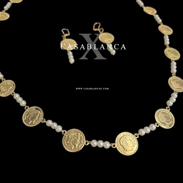 Traditionele Gouden Muntenketting Set - Sienna - Image 2