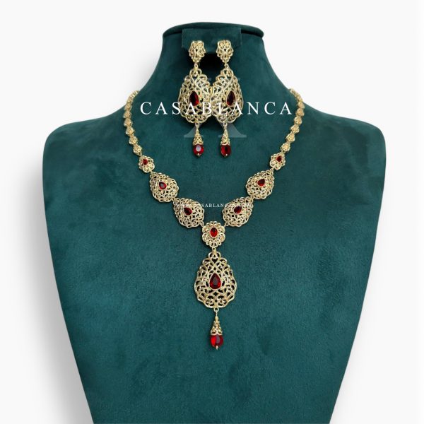 Gouden Set Rood - Cassia
