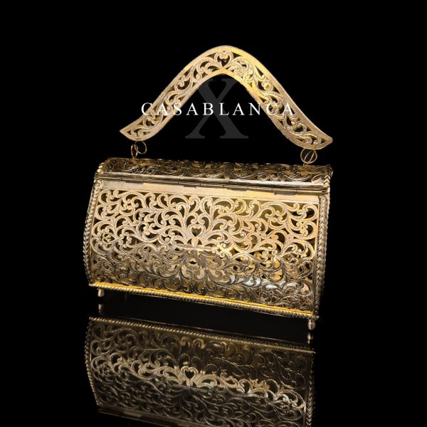 Gouden Marokkaanse Avondtas - Jalina - Image 3