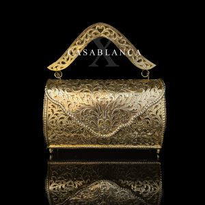 Gouden Marokkaanse Avondtas - Jalina