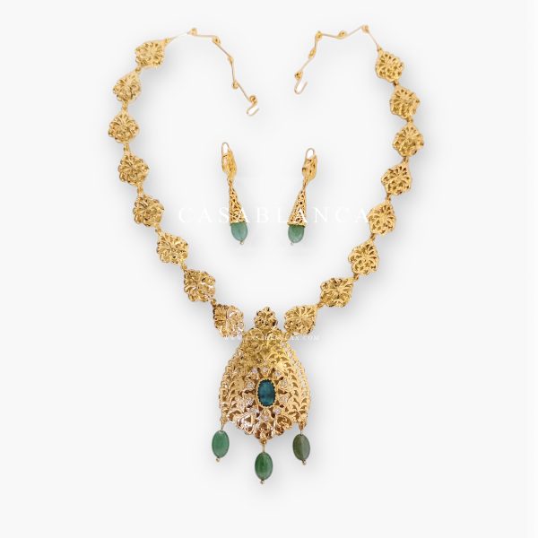 Gouden Ketting Set Mint Groen Dore - Mirage - Imagen 6