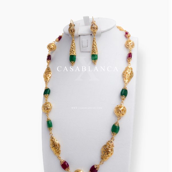 Gouden Beldi Ketting Set Maray - Mirage - Afbeelding 3