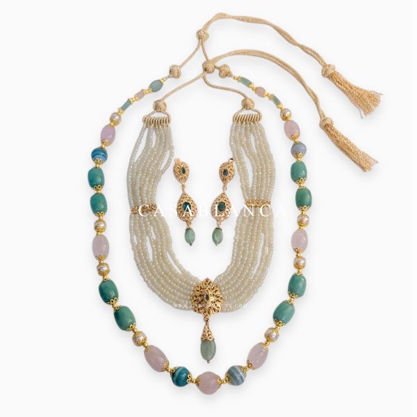 Gouden Parelketting Set Pastel Serab - Mirage - Afbeelding 6