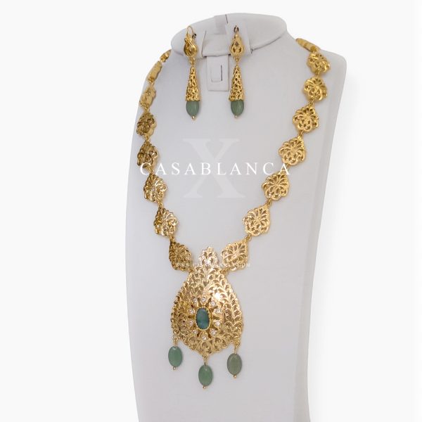 Gouden Ketting Set Mint Groen Dore - Mirage - Imagen 3