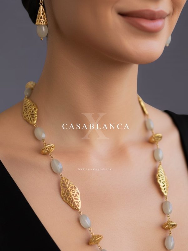 Set Taqlidi Marocchino in Oro Verde Menta - Afiya - immagine 3