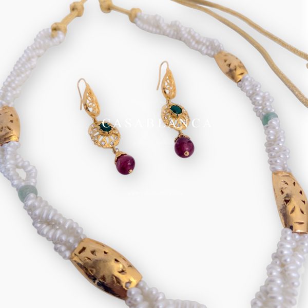 Beldi Groen Rood Ketting Set Rafiny - Mirage - Imagen 6