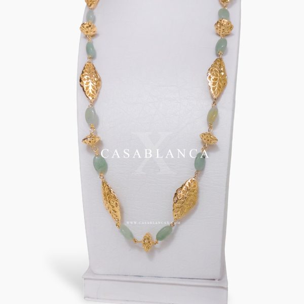 Set Taqlidi Marocchino in Oro Verde Menta - Afiya - immagine 5