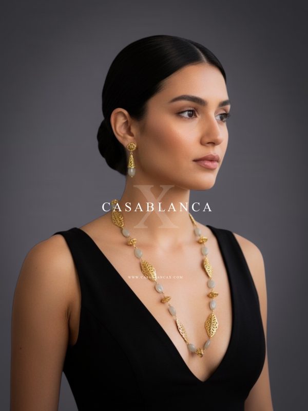 Set Taqlidi Marocchino in Oro Verde Menta - Afiya - immagine 2