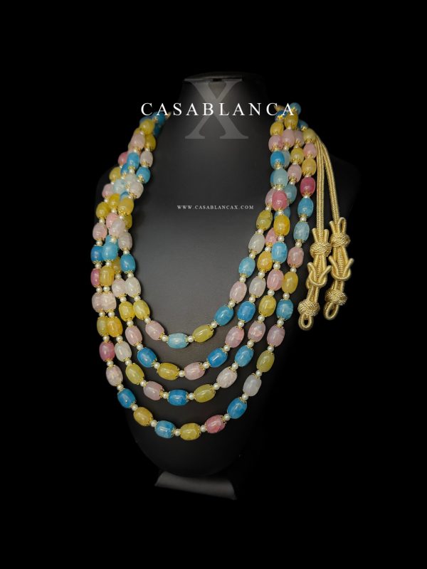Collar marroquí multicolor con cuentas - Sera