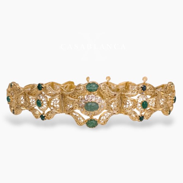 Gouden Mdamma Groen Mint Riem Jalina - Mirage - Imagen 2