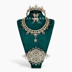 Gouden Bruidssieraden Set Compleet - Alira