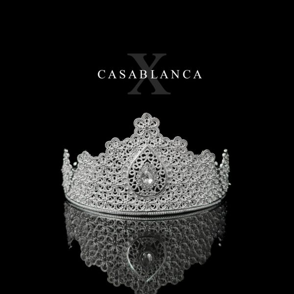 Corona di tiara d'argento - Laylina