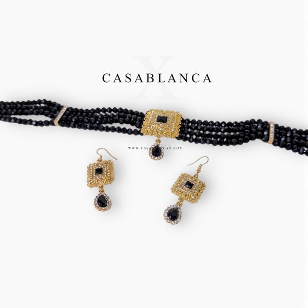 Zwarte Choker Gouden Set - Retya – Image 3