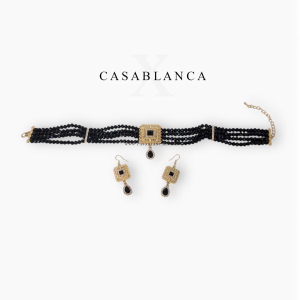 Zwarte Choker Gouden Set - Retya – Image 2