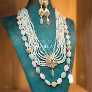 Gold Pastel 7-Hour Necklace Double Set - Elythera