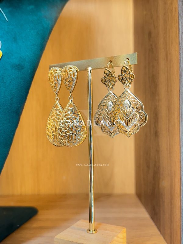 Gold Plated Earrings - Floreza