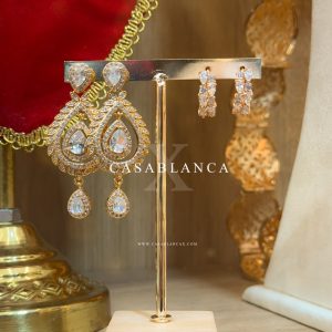 Golden Quartz Earrings - Lunoria