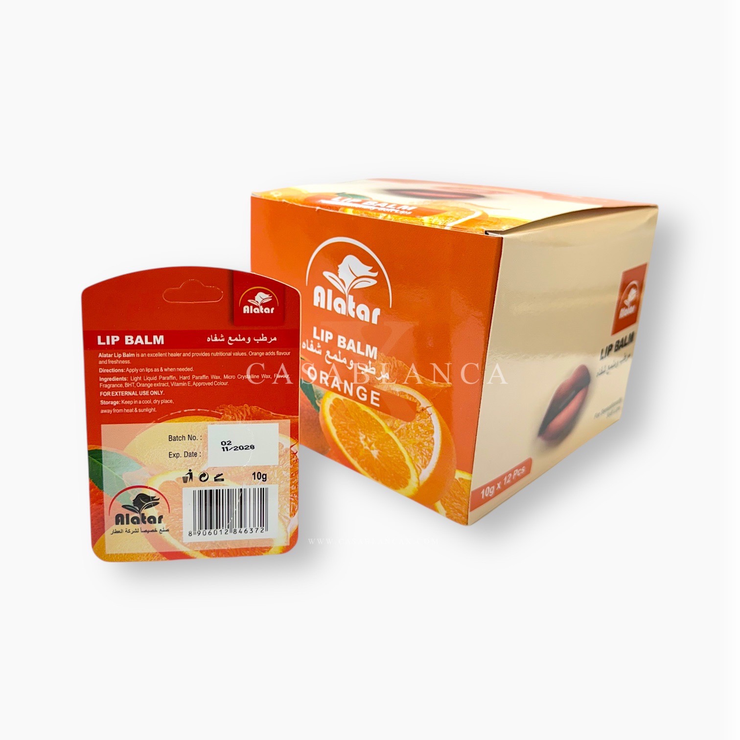 Balsamo labbra Alatas - Arancione - immagine 3