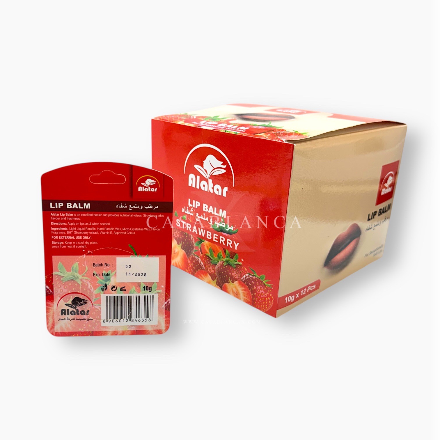 Balsamo labbra Alatas - Fragola - immagine 3