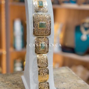 Golden Moroccan Belt Mdamma Emerald - Clarel