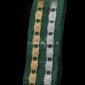 Schlichter und eleganter Gold- und Silbergürtel - Eclaire