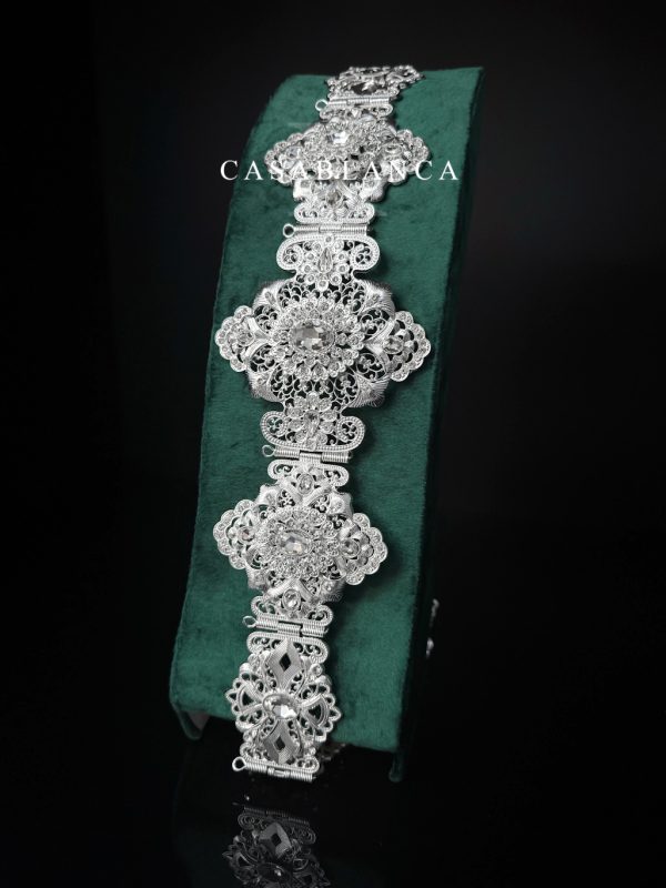 Moroccan Silver Belt Mdamma - Nazya