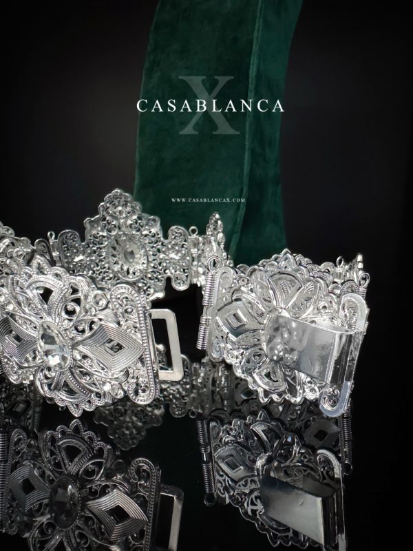 Moroccan Silver Belt Mdamma - Nazya - Image 3