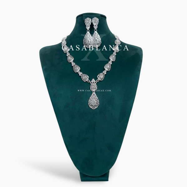 Zilveren Taqlidi Ketting Set - Nouris - Afbeelding 2