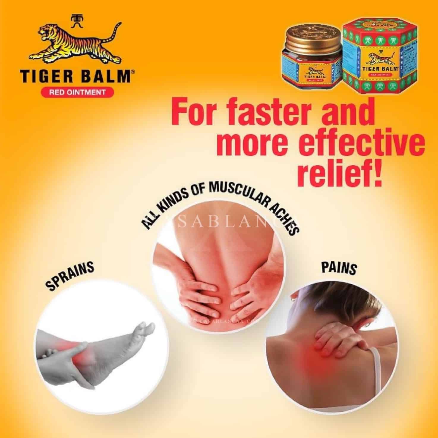 Tiger Balm Red Ointment – Extra Krachtige Warmte voor Diepe Verlichting - Afbeelding 6