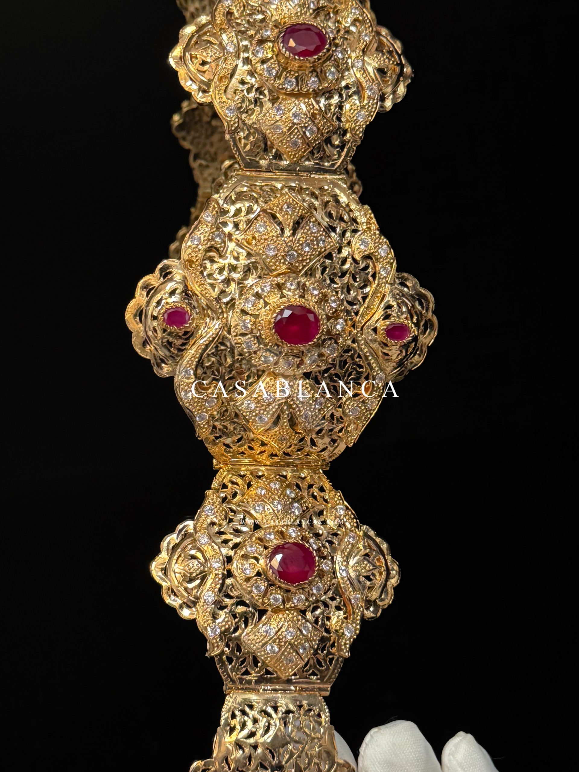 Mdamma Gouden Ceintuur Rood - Aureline - immagine 6