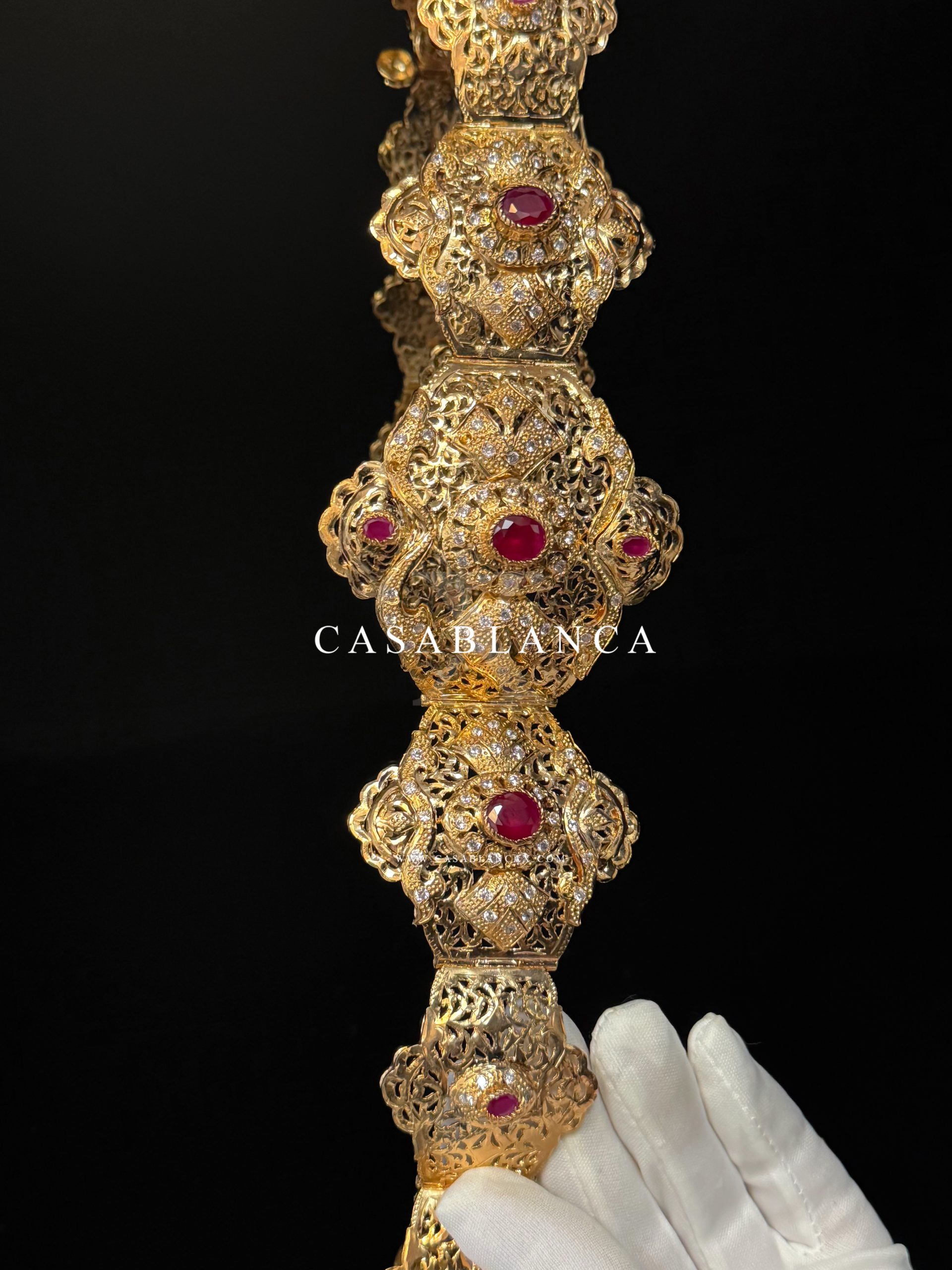 Mdamma Gouden Ceintuur Rood - Aureline - immagine 5