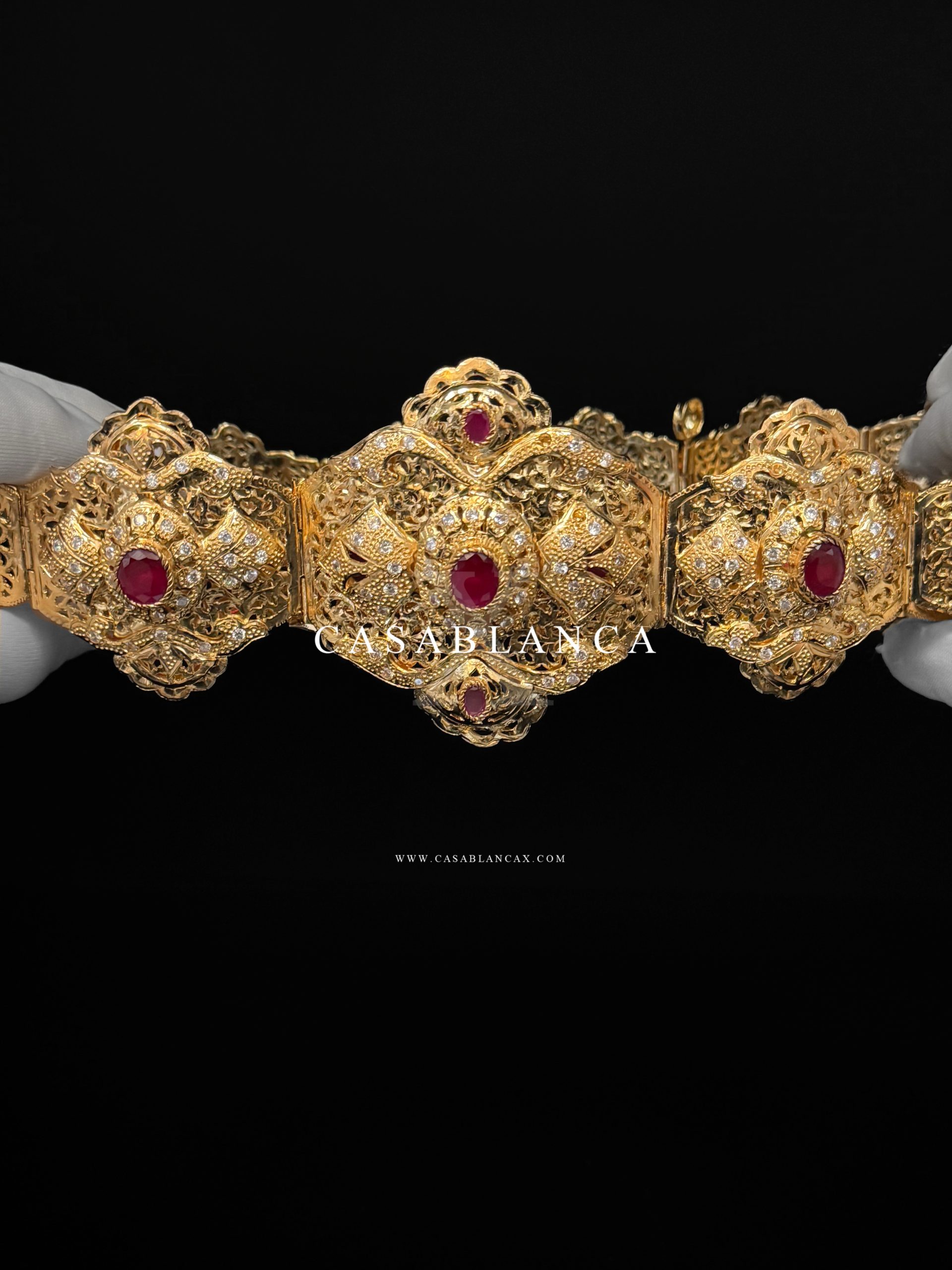 Mdamma Gouden Ceintuur Rood - Aureline - immagine 4