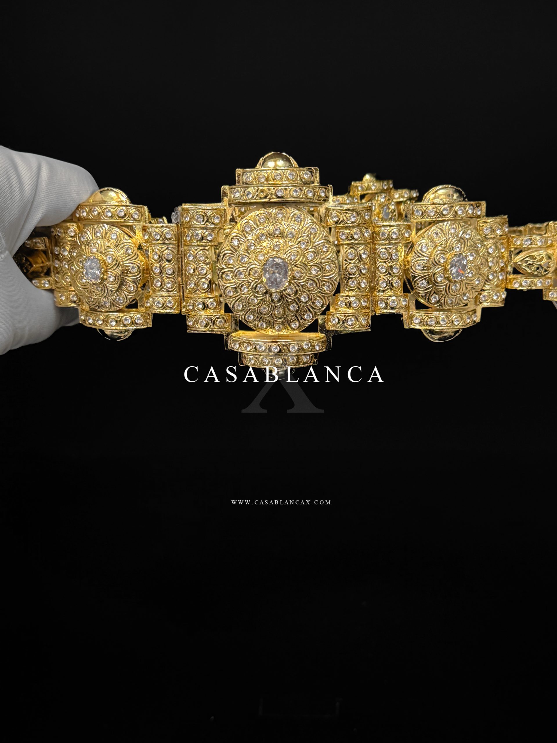 Traditionele Mdamma Riem Goud - Celuna - immagine 6