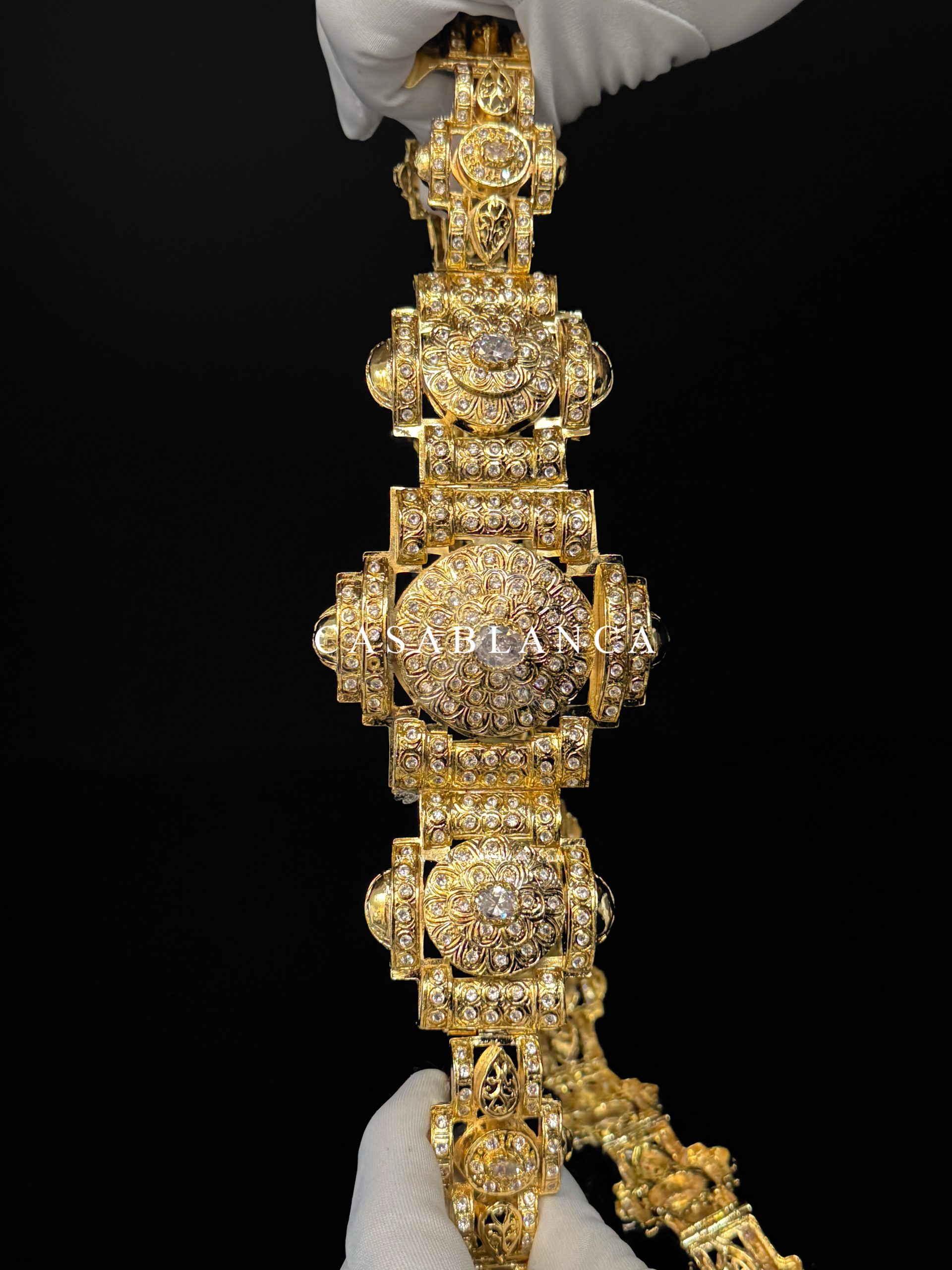 Traditionele Mdamma Riem Goud - Celuna - immagine 5